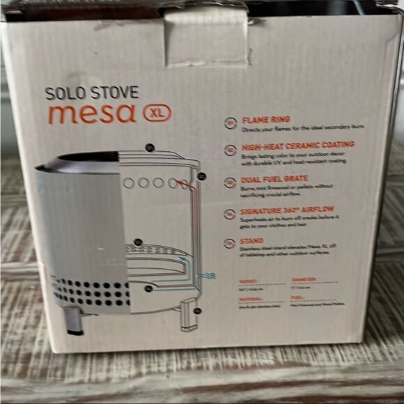 Silver BBQ Grilling Tool Compact Stove - Picture 7 of 9